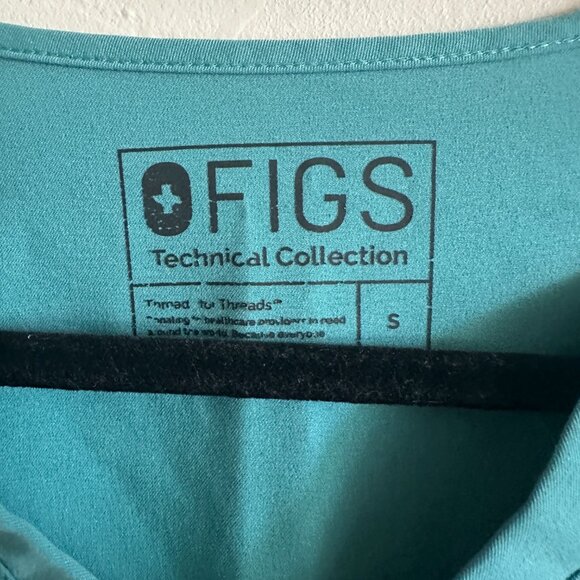 FIGS Casma Scrub Top in Marine Blue PO# 1534 - Picture 3 of 5
